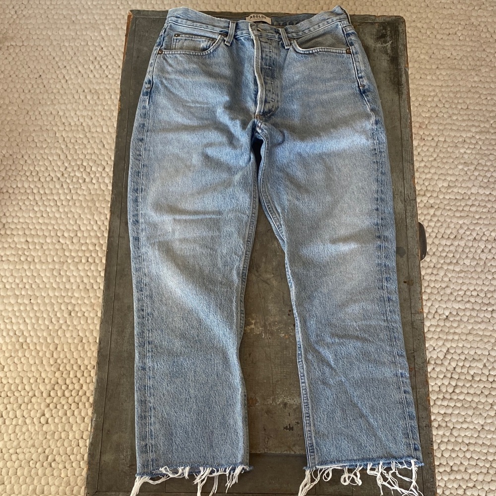 Agolde Light Blue Ankle Jeans